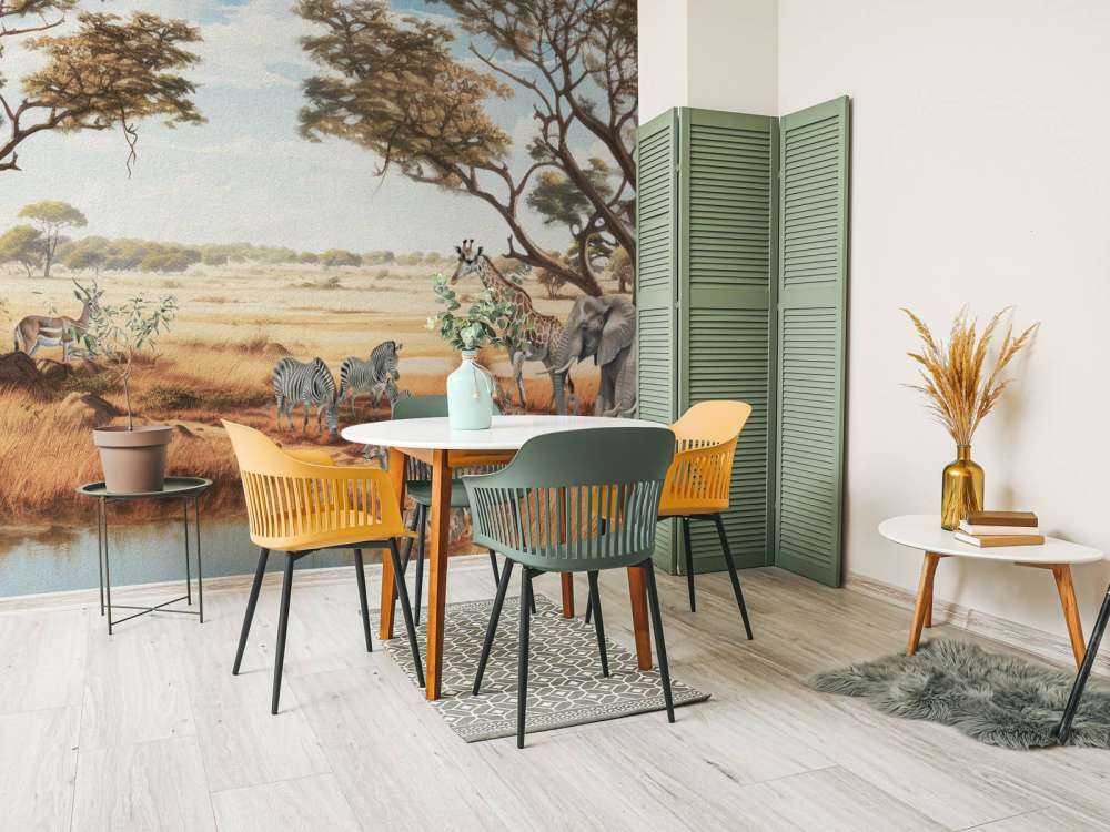 Safarilandskap i farger