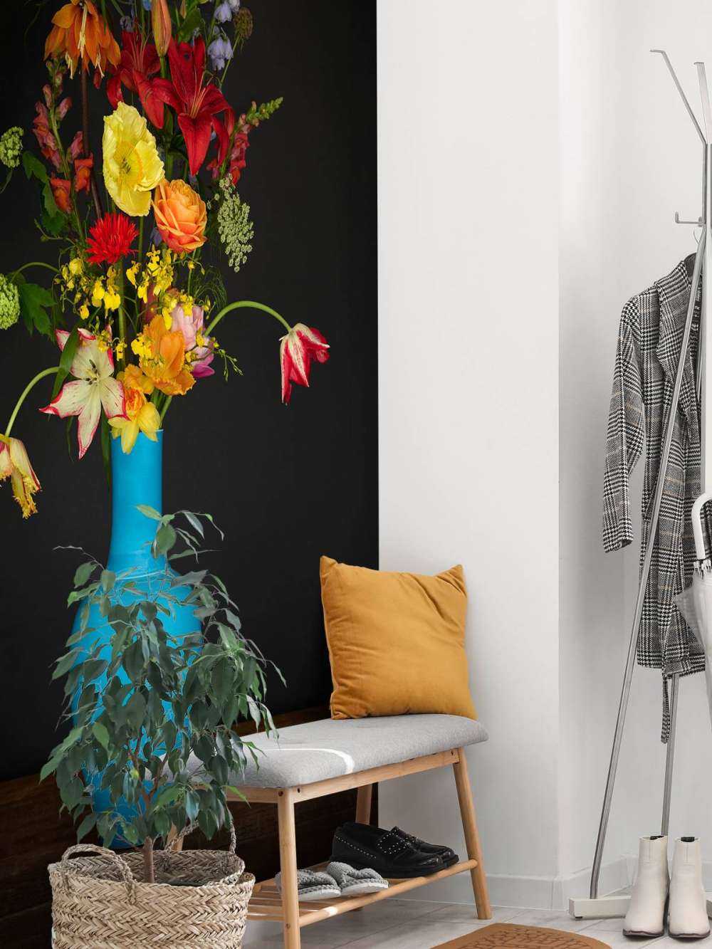 Sjenerøs blomsterbukett