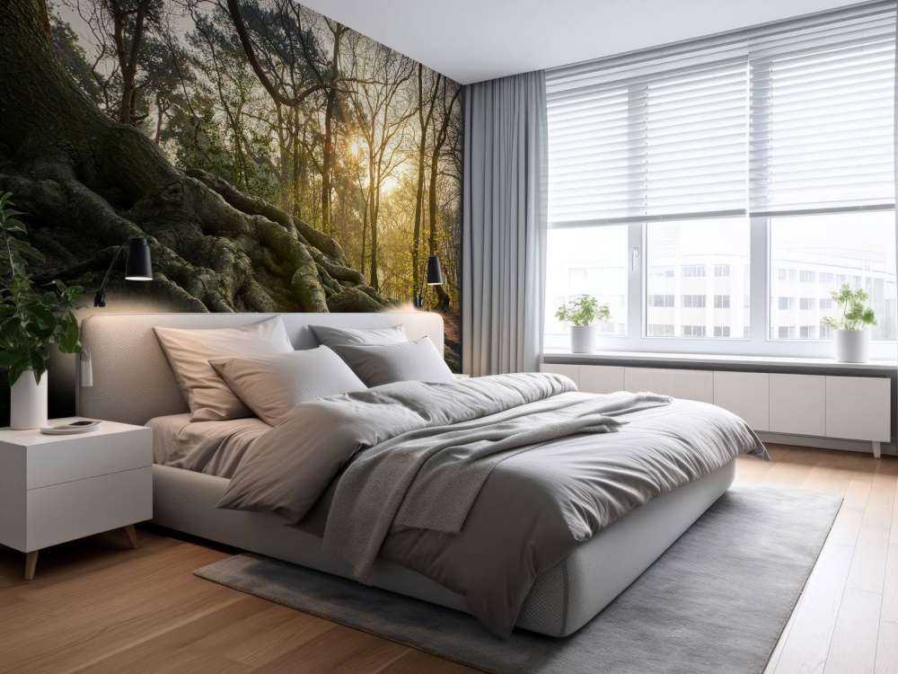 Trerøtter over bakken