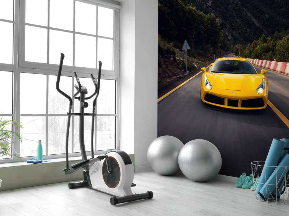 Hastighet gjennom grønne fjellpass