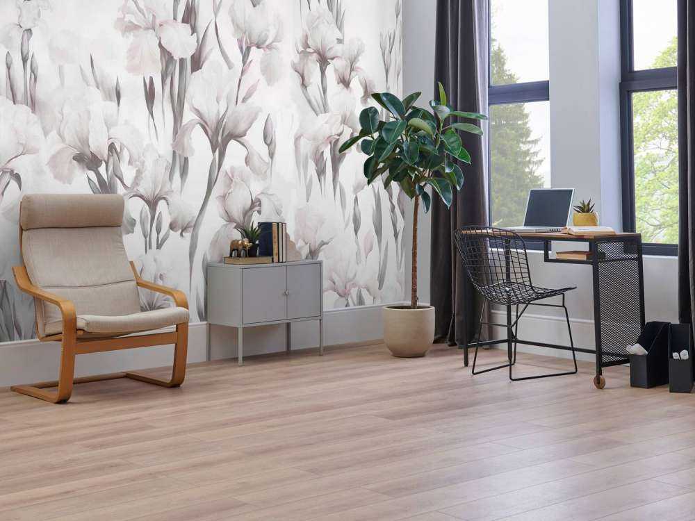 Irisene danser sømløst myk grå