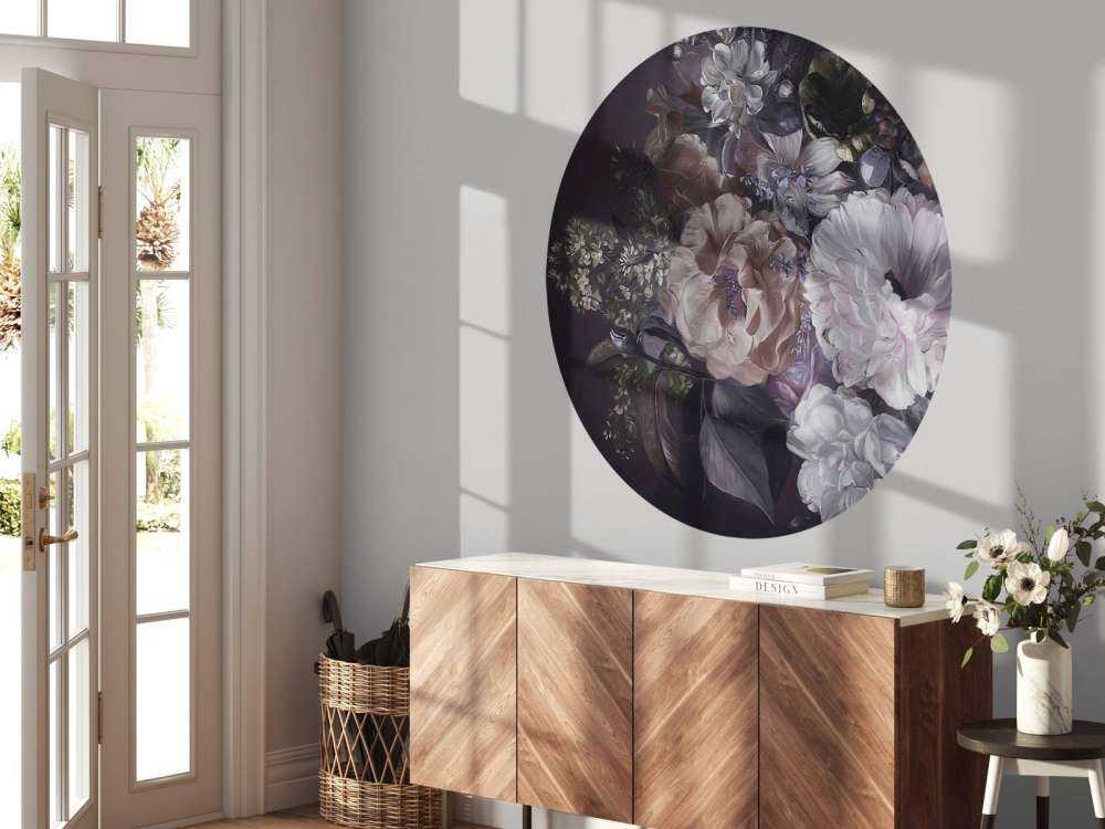 Bukett med lilla krem