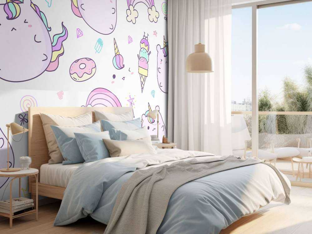 Enhjørninger med iskrem