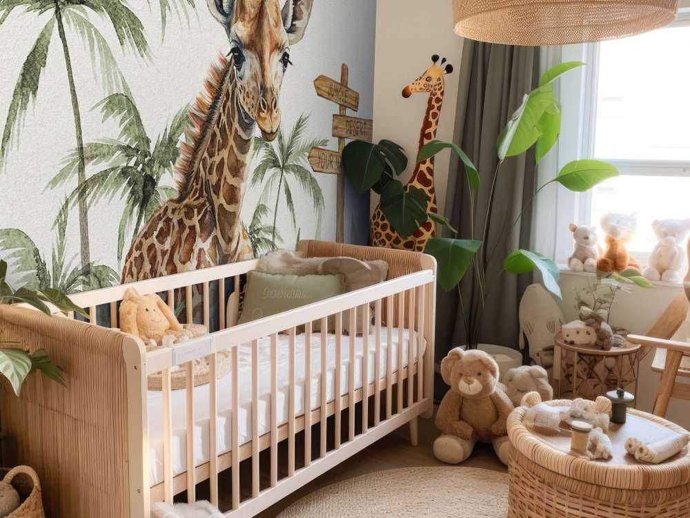 Sjiraffunge i jungelen