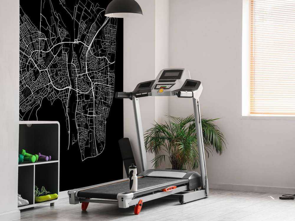 Kart over Maastricht, svart