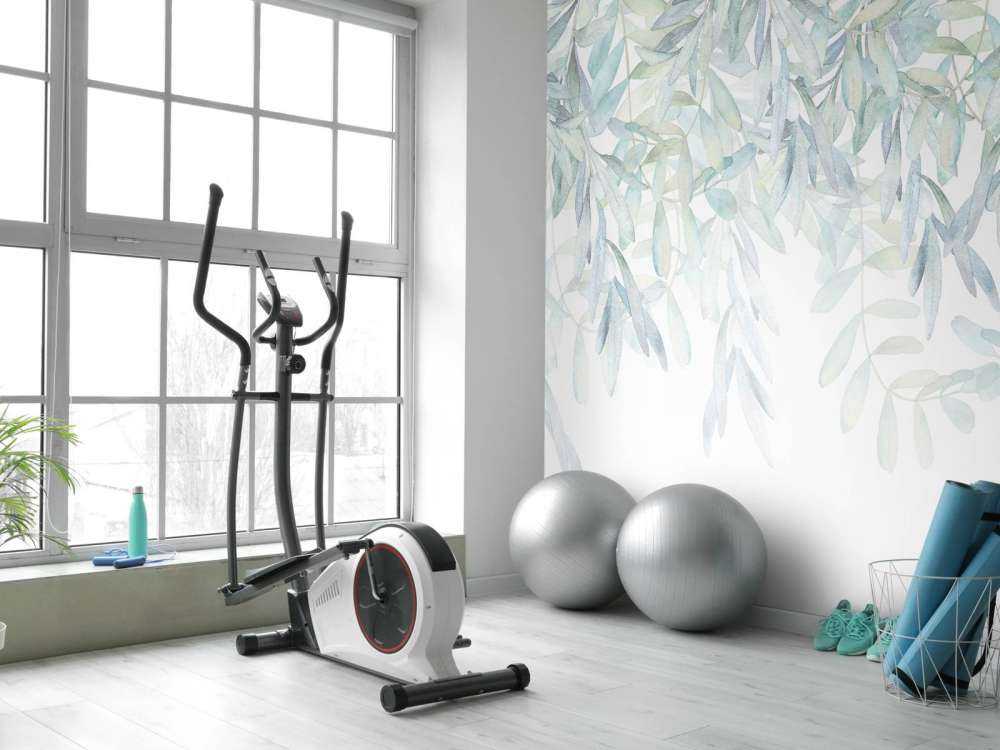 Pastell akvarell blader