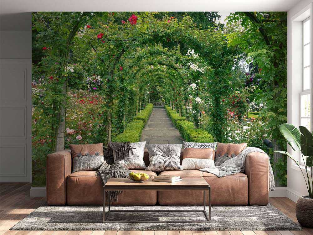 Sti gjennom rosenhagen