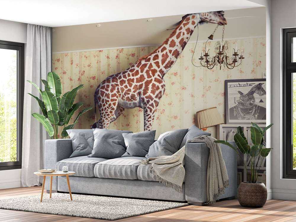 Giraffe i stuen