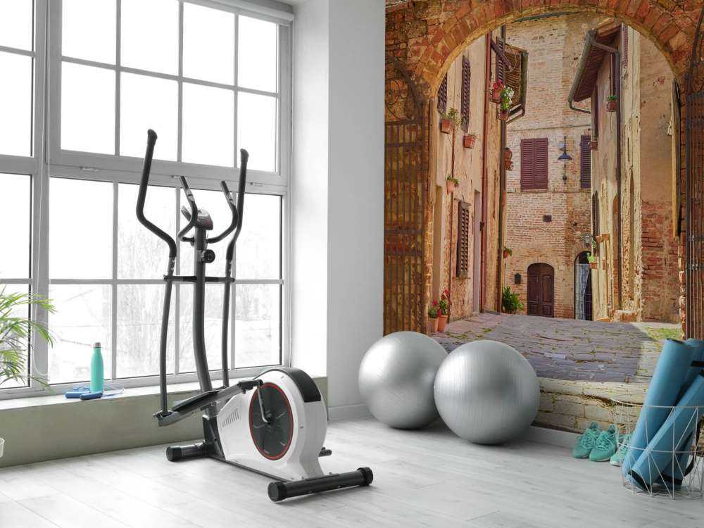 Gate med bue og port