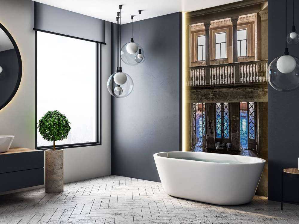 Ødelagt gammelt landsted