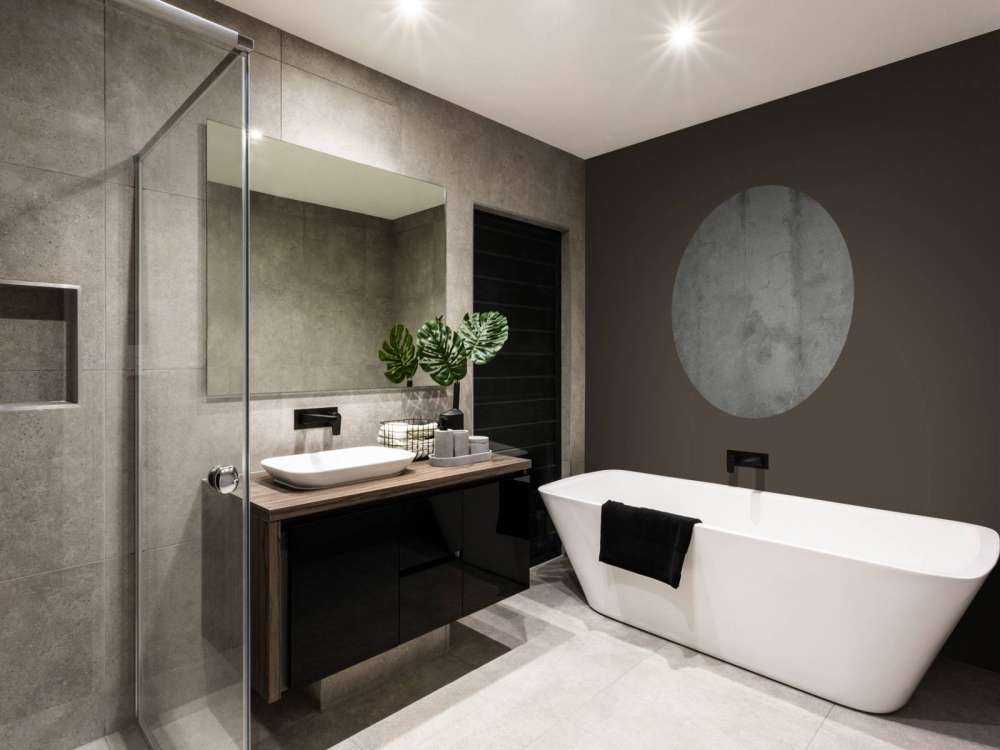 Betong med feiende sprekker