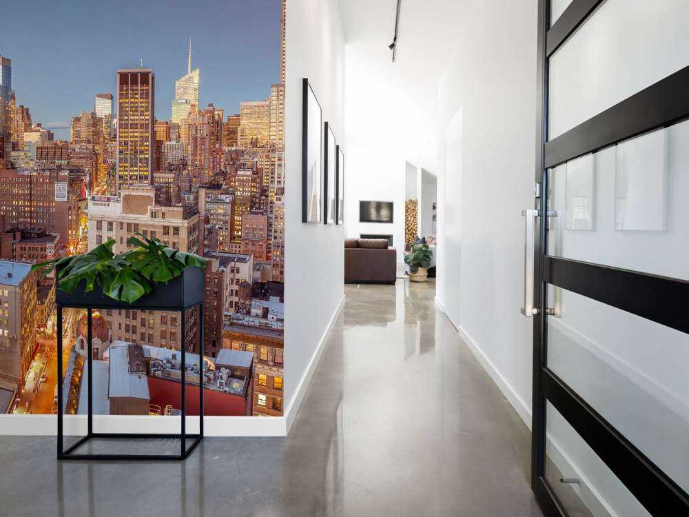 New York på kvällen