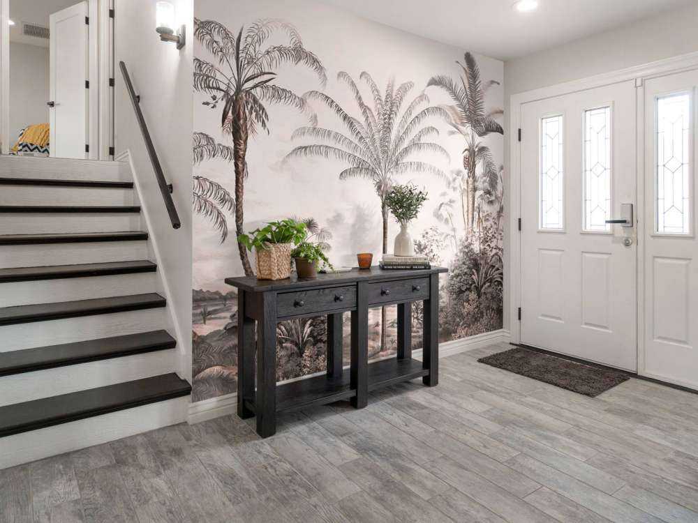 Romantiska tropiker svarta