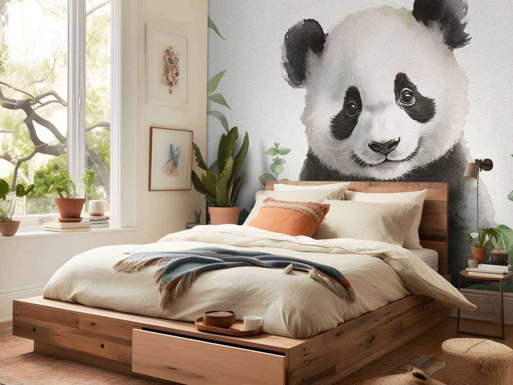 Pandabarn i djungeln