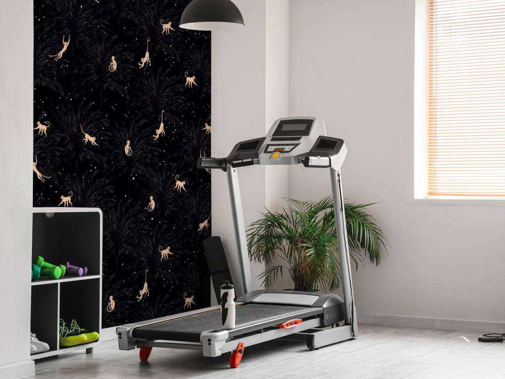 Tropiska apor - svart