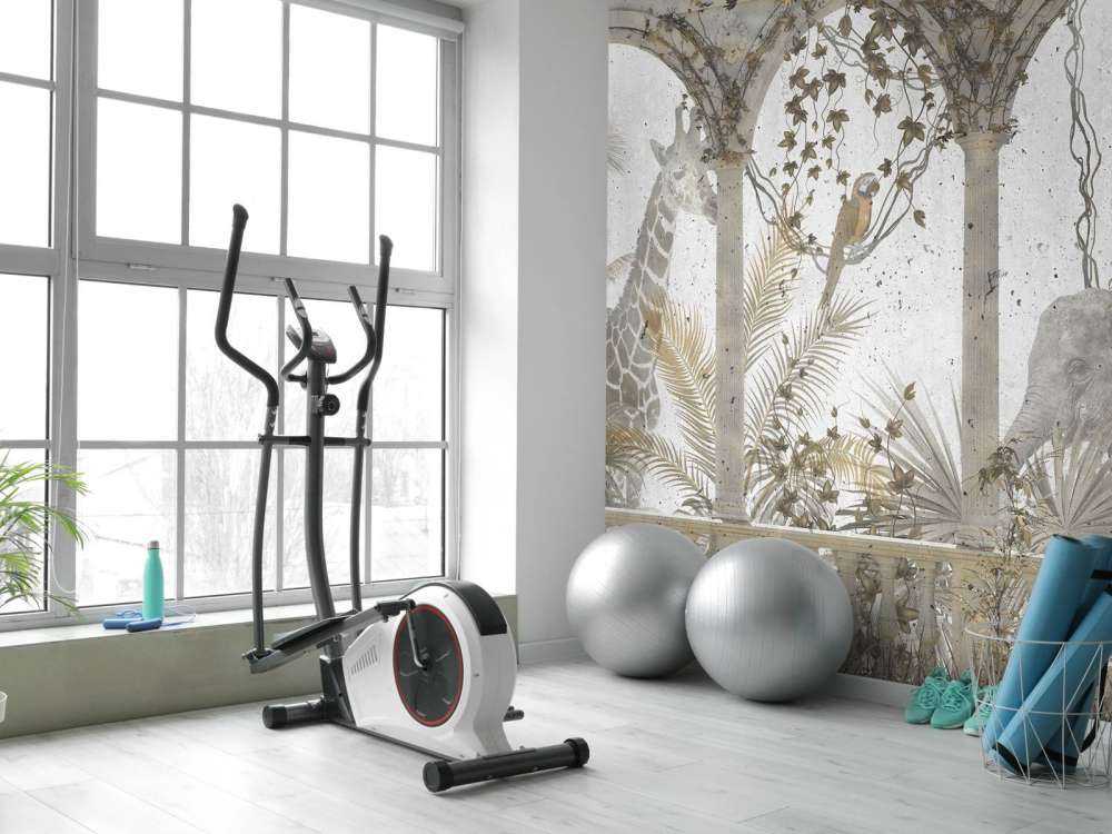 Övergiven byggnad i djungeln