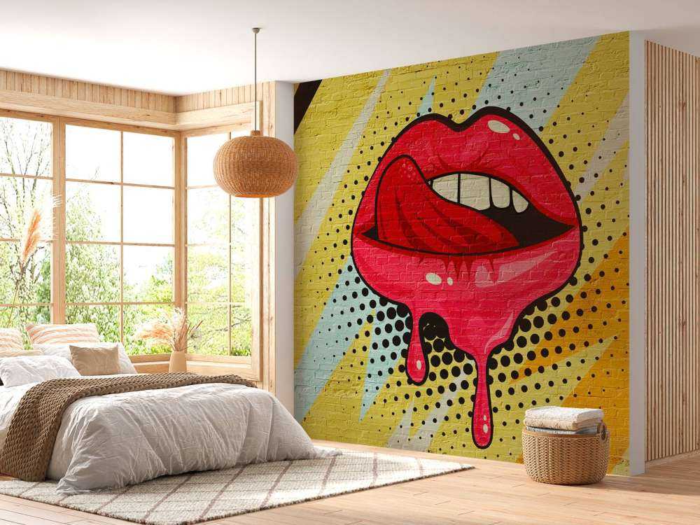Graffiti från munnen
