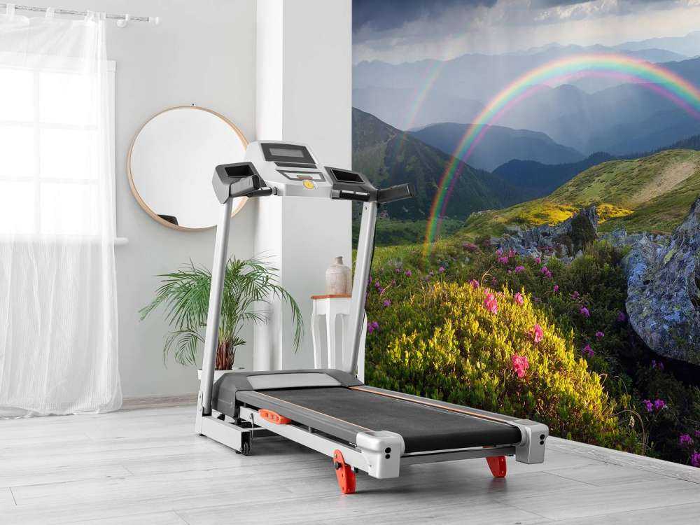 Landskap med blommor