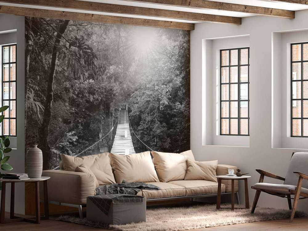 Hängbro svart och vit