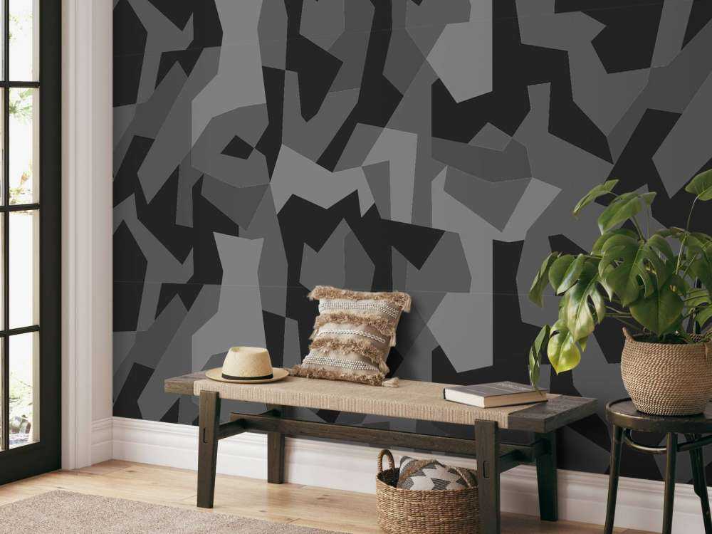 Grått mönster, mörkt