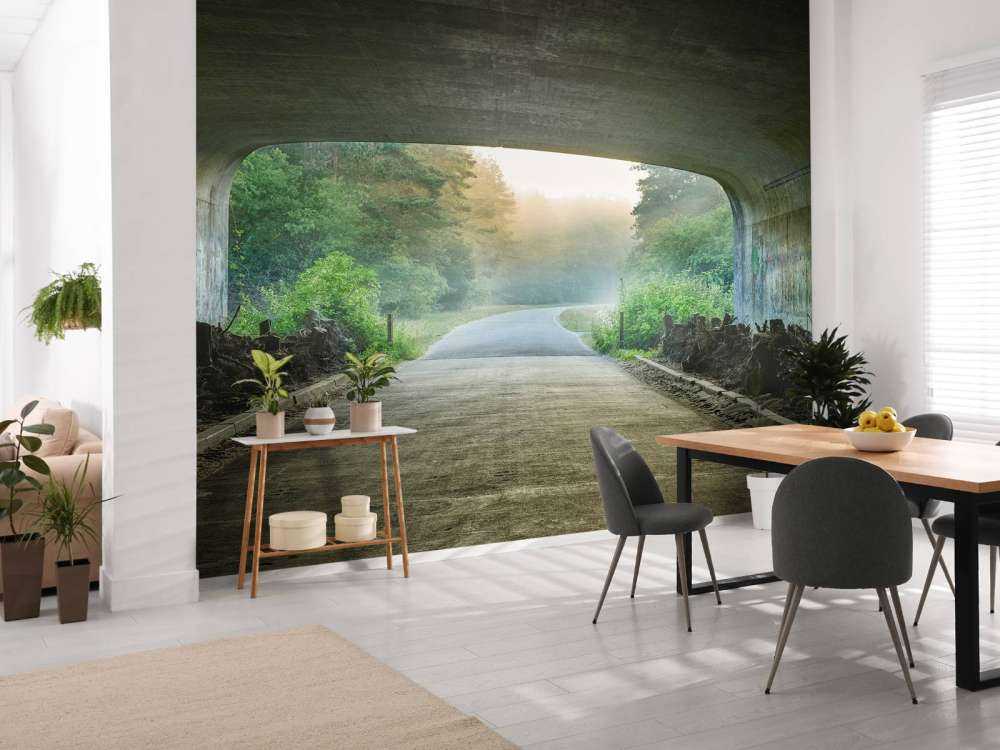 Sol i slutet av en tunnel