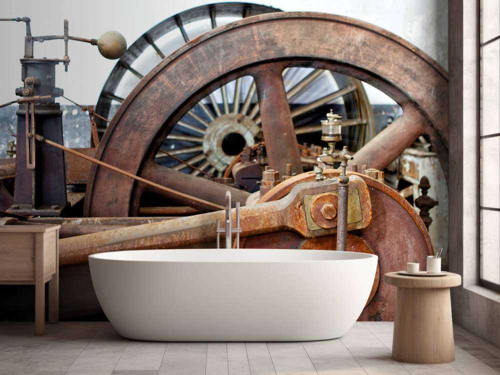 Del av en drivlina i en ångmaskin (B) 