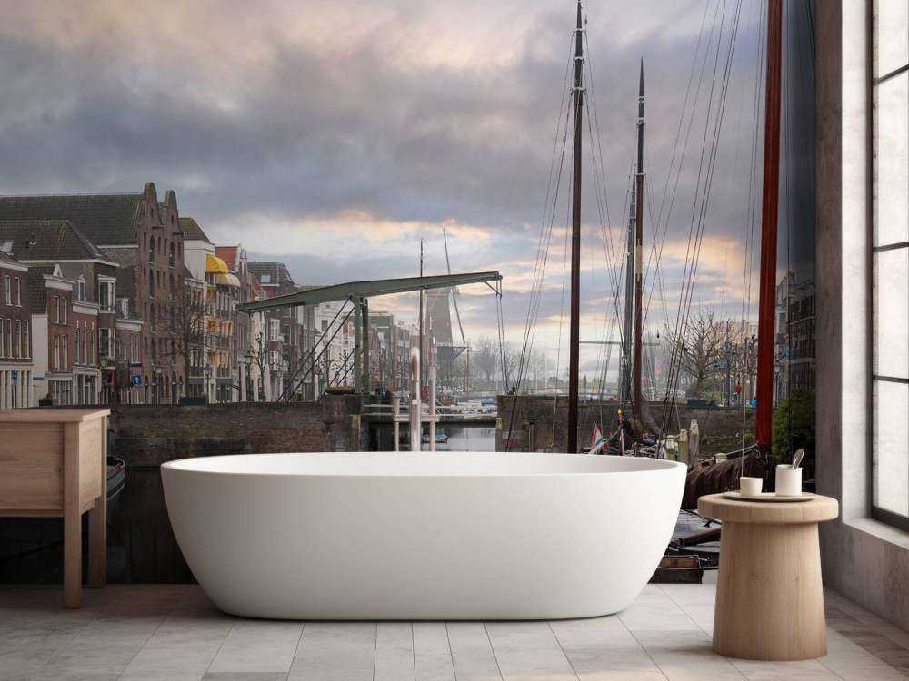 Historiska Delfshaven Rotterdam West 