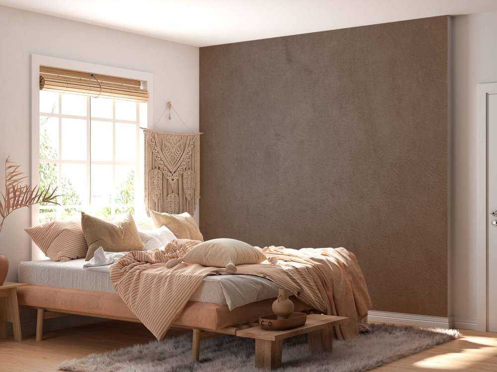 Läder i Taupe
