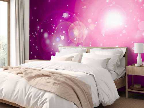 Rosa glitter ljus