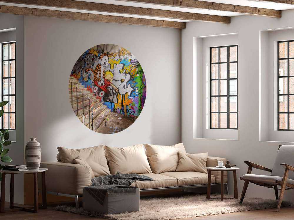 Graffiti med trappor