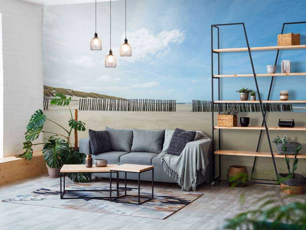 Bølgebrydere på stranden