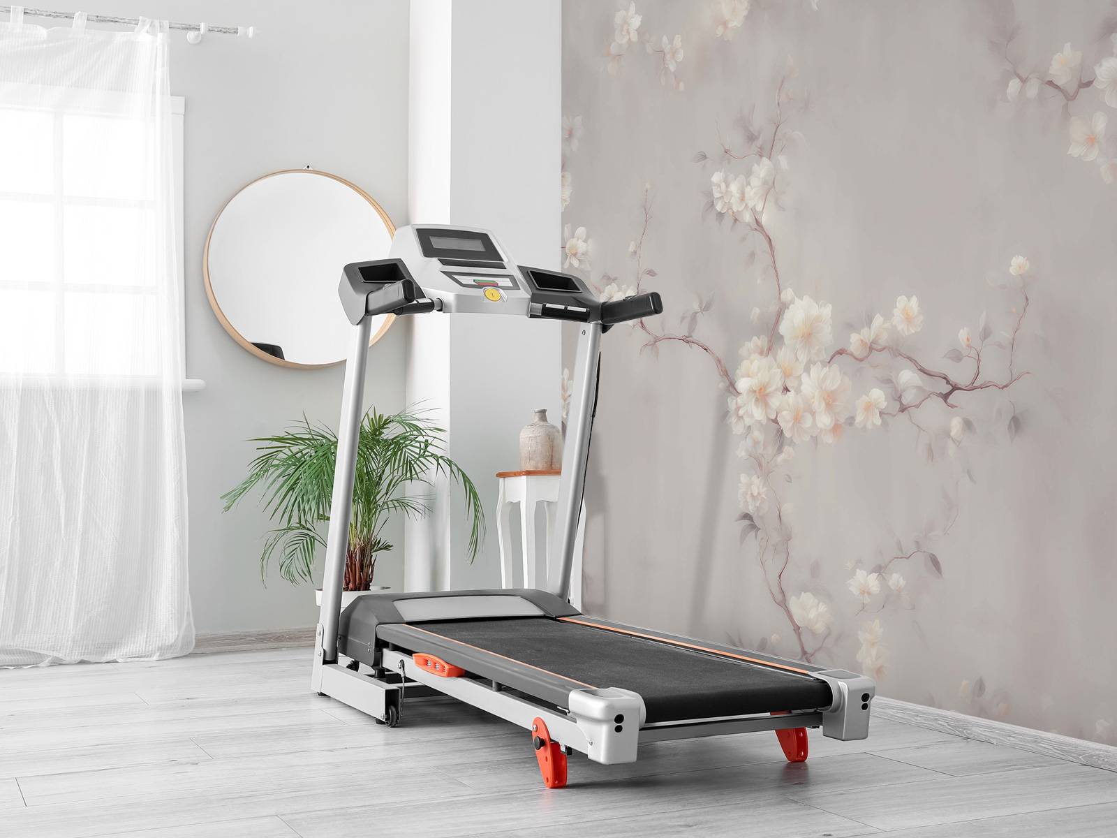 Skønne grene af blomster taupe