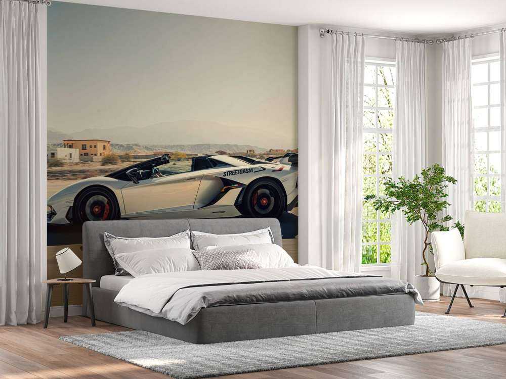 Lamborghini Aventador Roadster i ørkenen