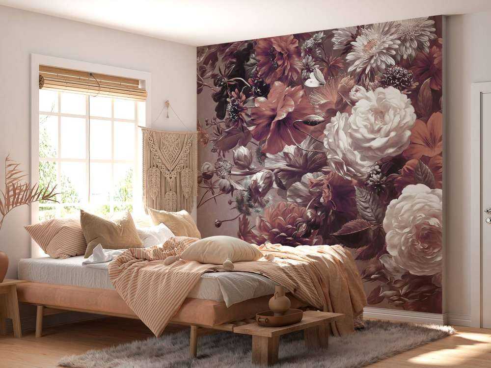 Stor buket med valmuer Orange