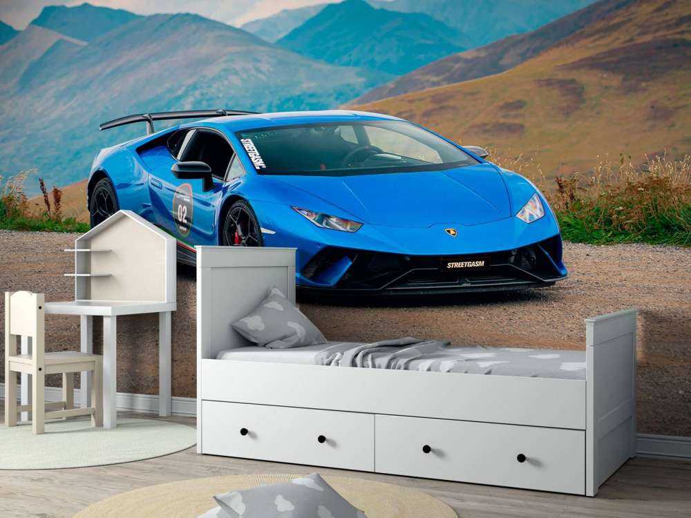 Lamborghini Huracán STO i bjergene