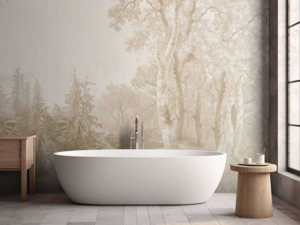 Skovlandskab Beige #1