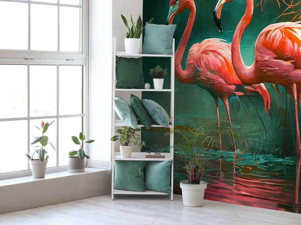 Flamingo Hviskende Vand