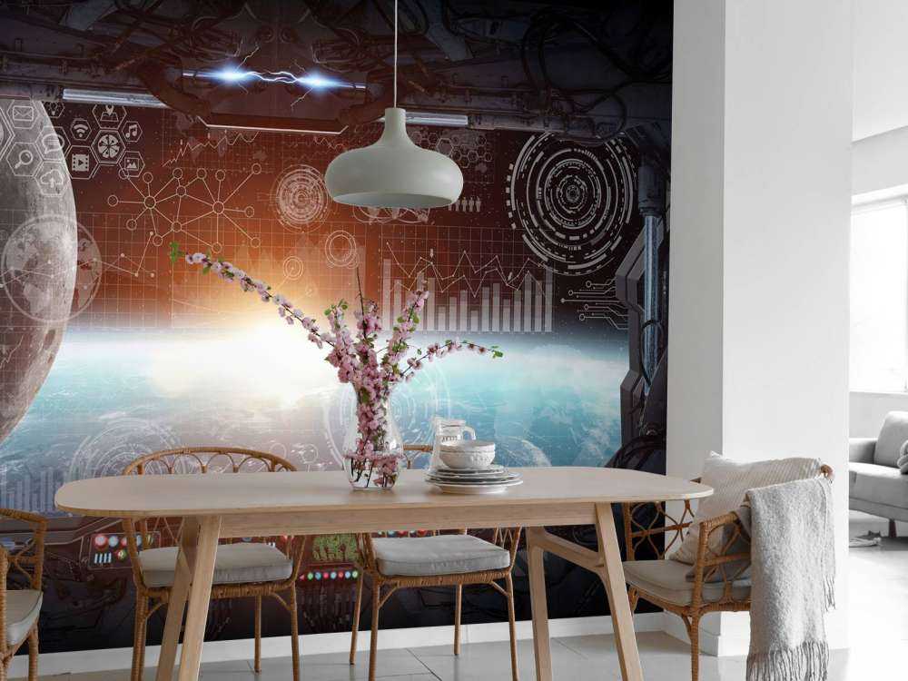 Jorden fra en rumstation