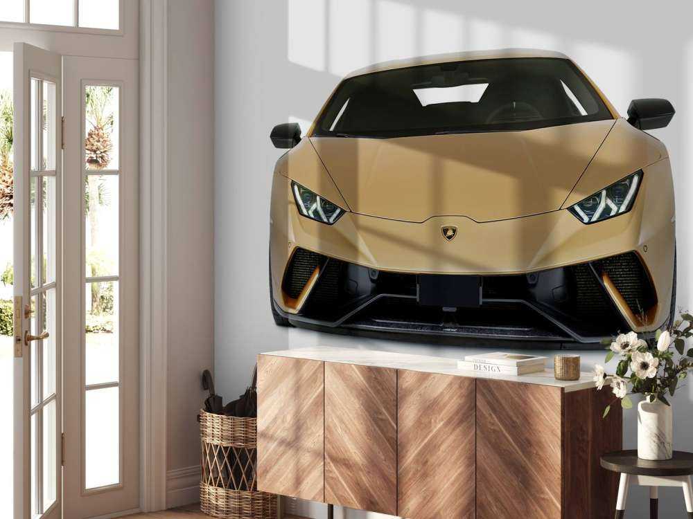 Lamborghini Huracan - Front, hvid