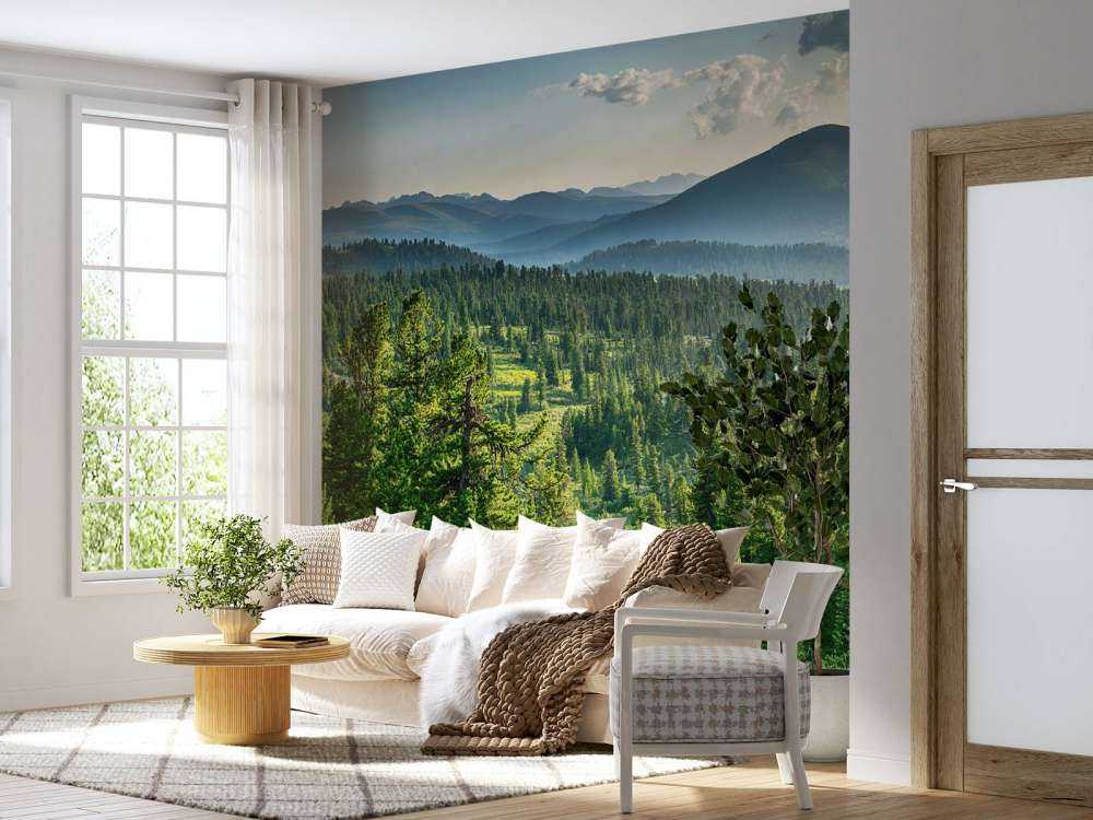 Solnedgang i Ergaki Nationalpark