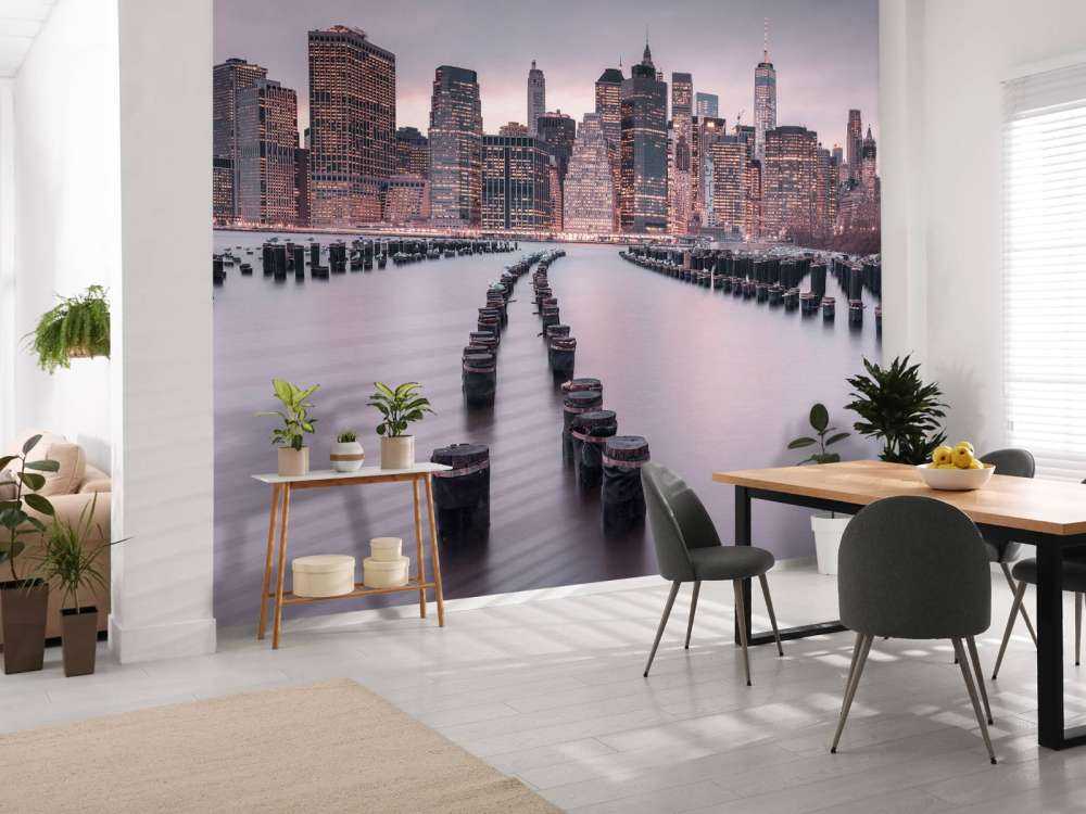 Bølgebrydere nær Manhattan