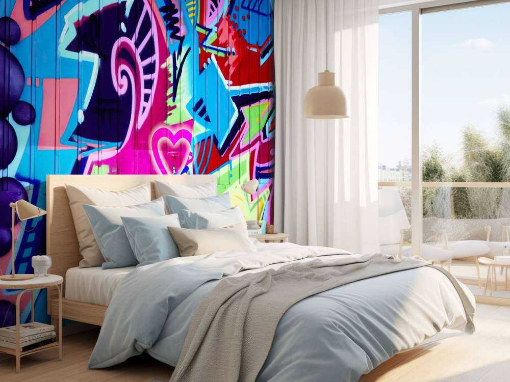 Neon graffiti