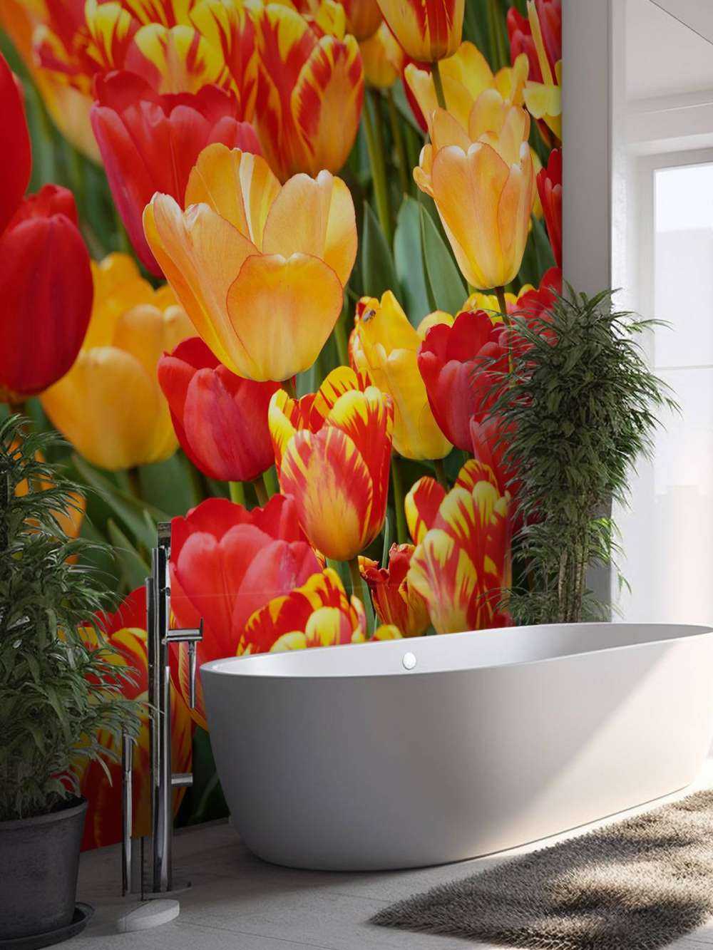 Farvede tulipaner
