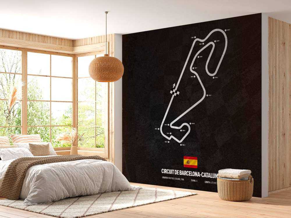 Formel 1 bane - Circuit de Barcelona - Spanien