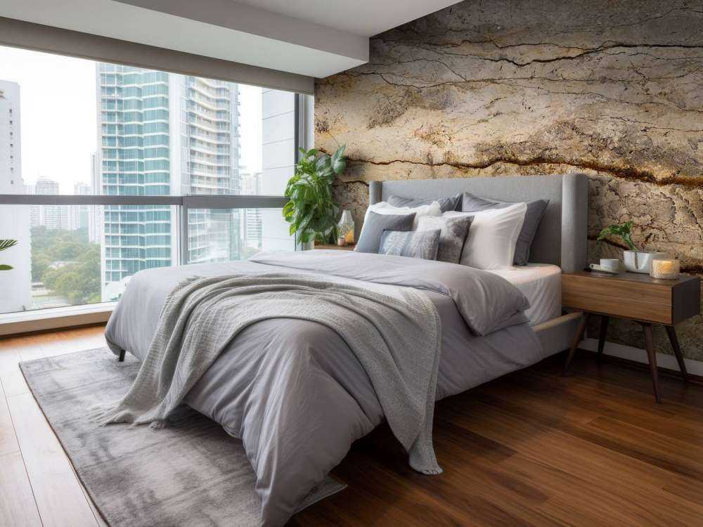 Marmor med sandfarve