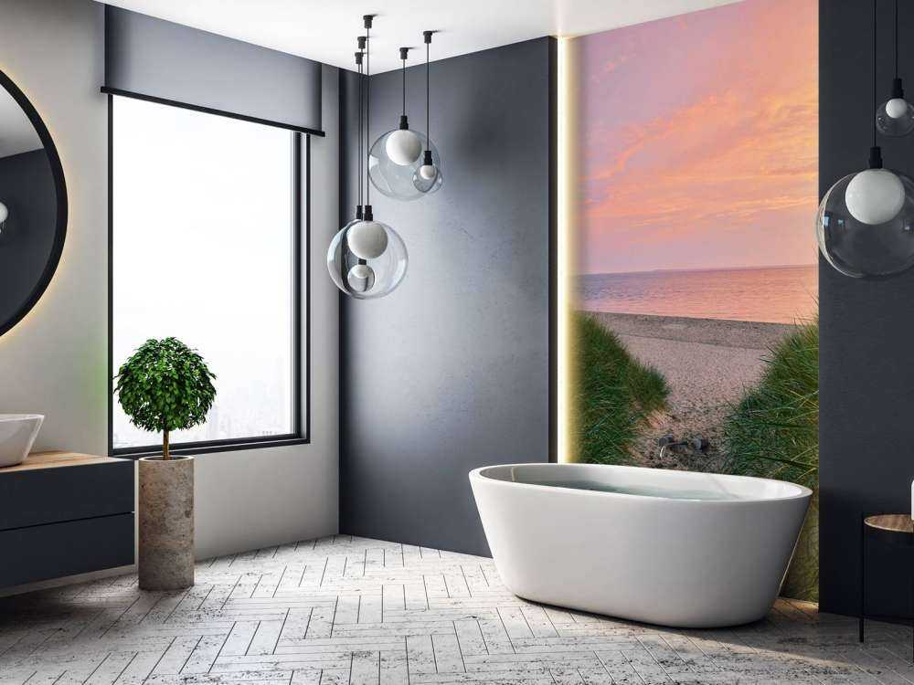 Klitpassage ved solopgang