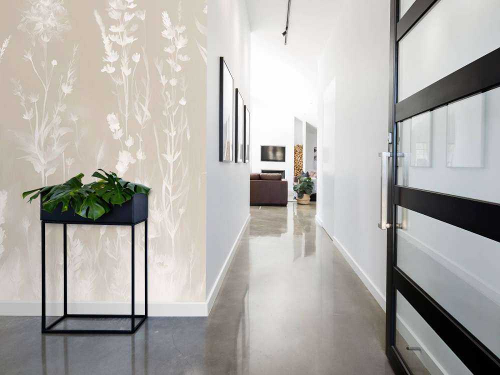 Lavendel Eng Sømløs Sand Beige
