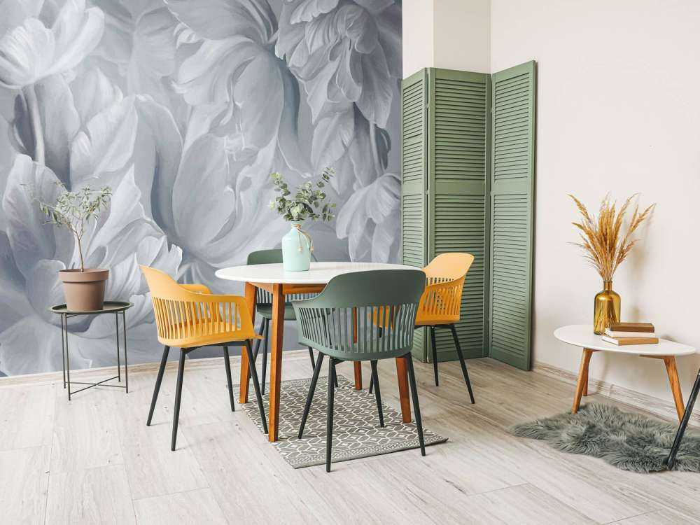 Store tulipaner hvide