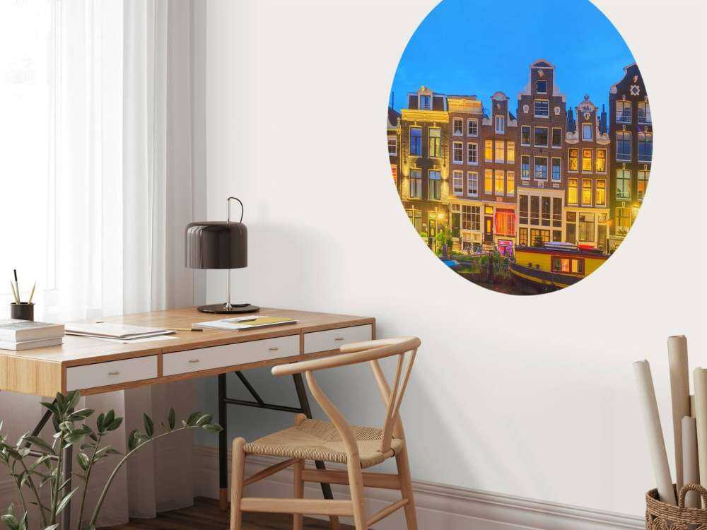 Amsterdam huse om natten