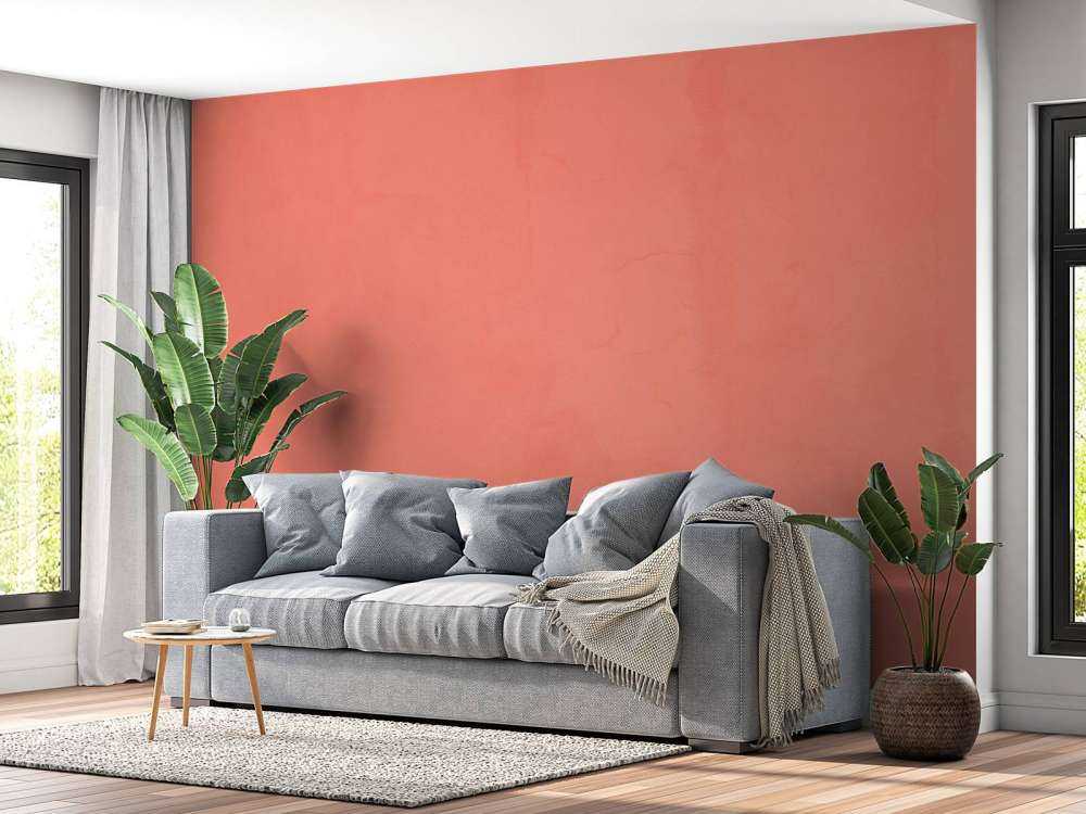 Abrikosrosa beton